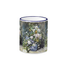 Vase à Pierre-Auguste Renoir de fleurs Mug À Café
