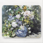 Vase à Pierre-Auguste Renoir de fleurs Tapis De Souris