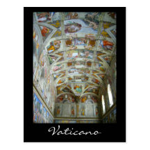 vaticano de sistine carte postale