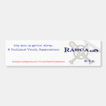 Vauriens de RYA, adhésif pour pare-chocs d'équipe Autocollants Pour Voiture