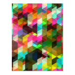 Vecteur coloré abstrait frais cartes postales