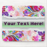 Vecteur Mousepad floral d'imaginaire Tapis De Souris