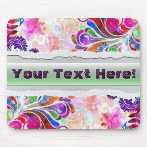 Vecteur Mousepad floral d'imaginaire Tapis De Souris