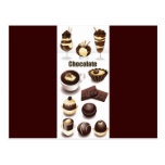 Vecteurs courants - chocolat cartes postales