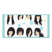 vectorvaco_09102001_hair_style cartes de vœux avec photo