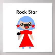 Vedette du rock affiches