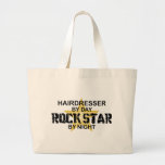 Vedette du rock de coiffeur par nuit sacs de toile