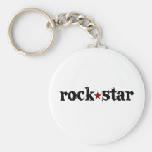Vedette du rock porte-clef