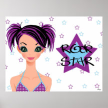 Vedette du rock posters