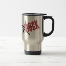 Vedette du rock tasse