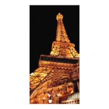 Vegas - Paris - restaurant de Tour Eiffel Cartes De Vœux Avec Photo