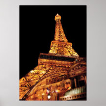 Vegas - Paris - restaurant de Tour Eiffel Poster