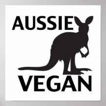 Végétalien australien posters
