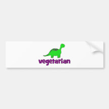 Végétarien - conception de dinosaure adhésif pour voiture