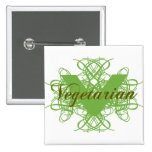 Végétarien élégant pin's