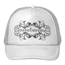 Végétarien vintage casquette