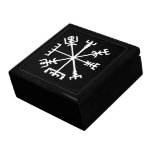 Vegvísir (boussole de Viking) Boîte À Bijoux