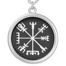 Vegvísir (boussole de Viking) Pendentif