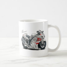 Vélo Blanc-Rouge de Hayabusa Tasse