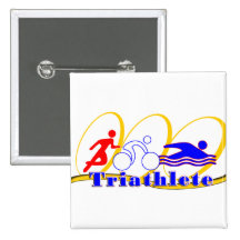 VÉLO de COURSE de BAIN de Triathlete Badges
