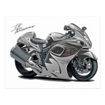 Vélo de gris de Hayabusa Carte Postale