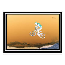 Vélo de montagne Sun Carte Postale