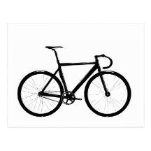 Vélo de voie cartes postales