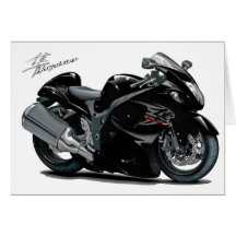 Vélo noir de Hayabusa Cartes De Vœux