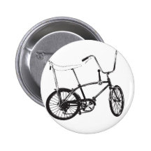 Vélo original de vieille école badge