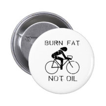 VÉLO : T-shirt d'huile de graisse de brûlure pas Badges