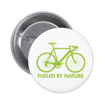 Vélo vert de combustible organique badges