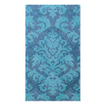 Velours de coupe de damassé, double damassé modèles de cartes de visite