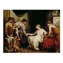 Vendeur de l'amour carte postale