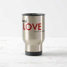. vendez l'AMOUR. tasse de café