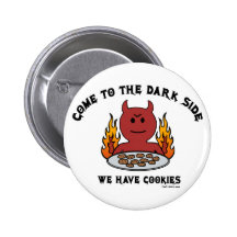 Venez au côté en noir badge avec épingle