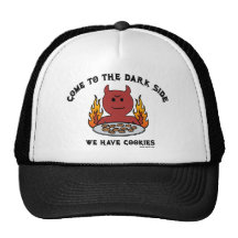 Venez au côté en noir casquettes de camionneur