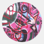 VeniceGraffiti de Helaine Autocollant Rond