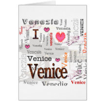 Venise Carte De Vœux