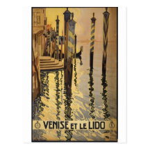 Venise et le Lido 1920 Venise, Italie Carte Postale