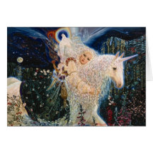 Vent blanc - messager de l'amour par Elizabeth Kyl Cartes De Vœux
