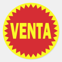 Venta (vente) autocollants