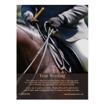 Vente d'affaires de cheval carte postale