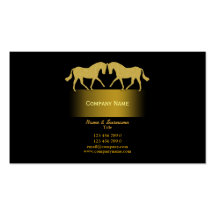Vente d'affaires de cheval modèles de cartes de visite