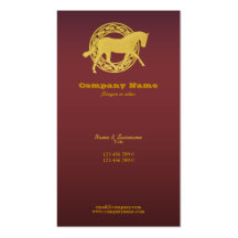 Vente d'affaires de cheval cartes de visite professionnelles