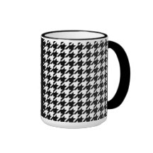 VENTE - TASSE DE CAFÉ DE PIED-DE-POULE