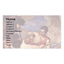 Vénus et Adonis, par Tizian Carte De Visite