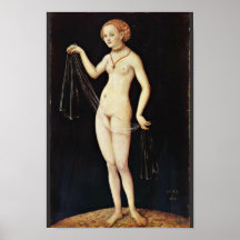Vénus par Cranach D. Ä. Lucas (la meilleure qualit Poster