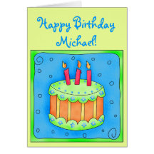 Verdissez la 3ème carte d'anniversaire avec le gât