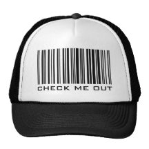 Vérifiez-moi - chapeau de code barres casquettes