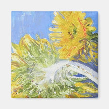 Véritable aimant bleu de tournesols